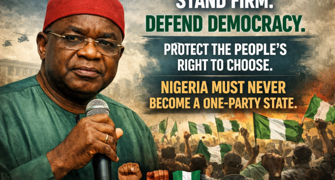 TEXT OF THE WORLD PRESS CONFERENCE ADDRESSED BY SENATOR DAVID MARK, CHAIRMAN OF THE ADC