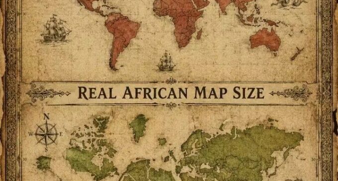 THEY SHRANK AFRICA MAP, LOOTED THE CONTINENT DEVASTATED IT’S PEOPLE AND NOW…